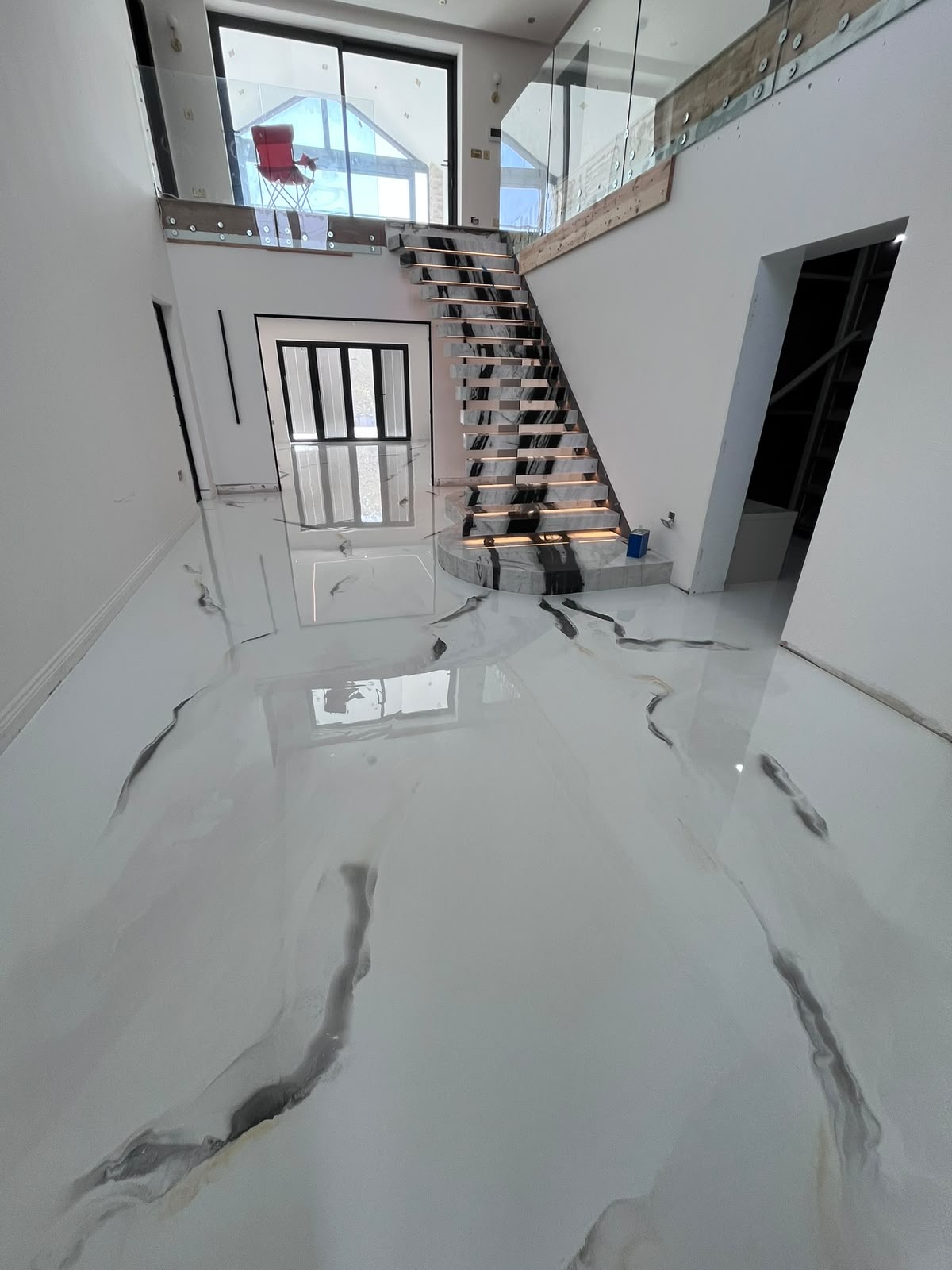 Marble Effect Resin Flooring — Epoxy Guys