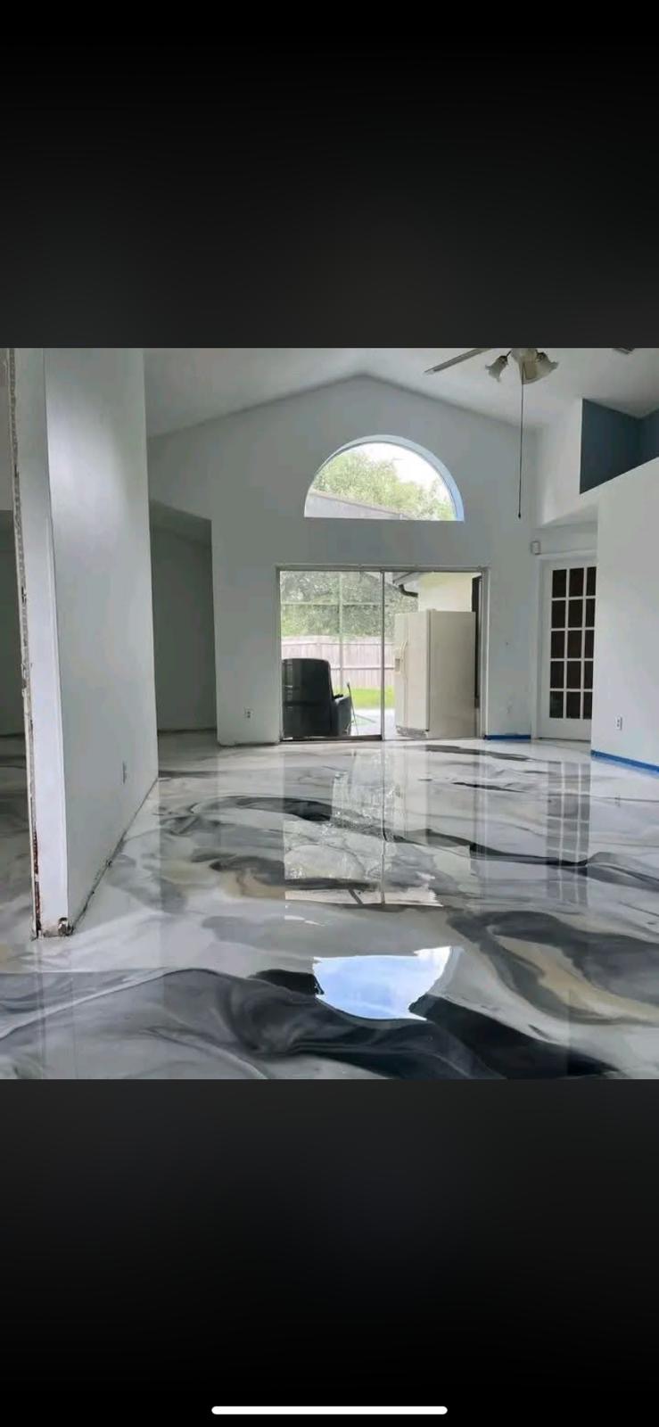 Bespoke Marble Resin Floor — Epoxy Guys