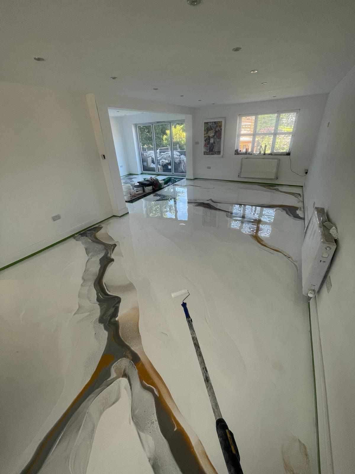 Marble Effect Resin Flooring — Epoxy Guys